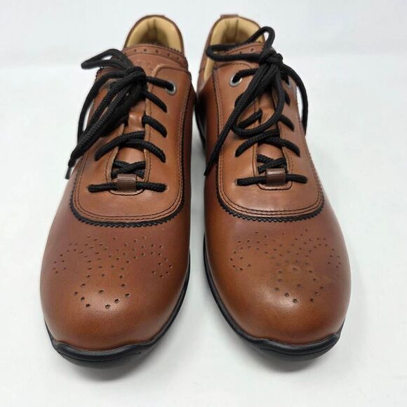 WESTEES SHELLEY WEST GLAMOUR GIRLS COLLECTION BROWN LEATHER GOLF SHOES WOMENS 9 - Picture 6 of 10